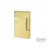 BRIQUET DUPONT LIGNE 2 PTES DIAMANT FINITION OR