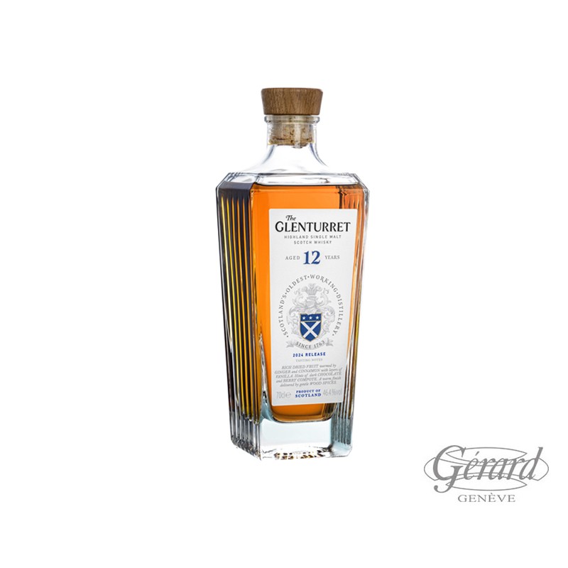 WHISKY THE GLENTURRET HIGHLAND SINGLE MALT SCOTCH