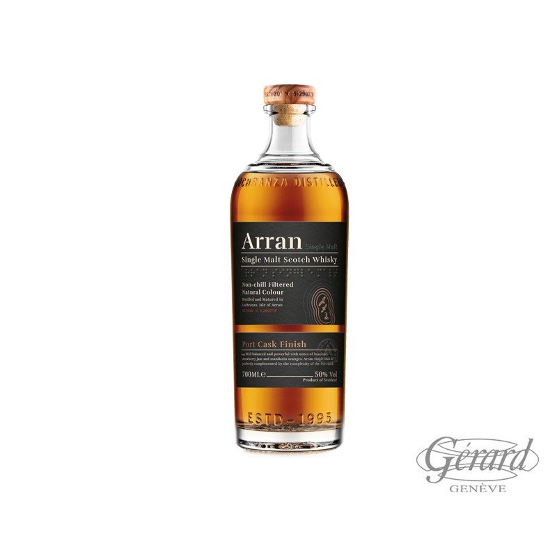 ARRAN SINGLE MALT PORT CASK FINISH WHISKY