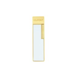 BRIQUET DUPONT TWIGGY BLANC DORE